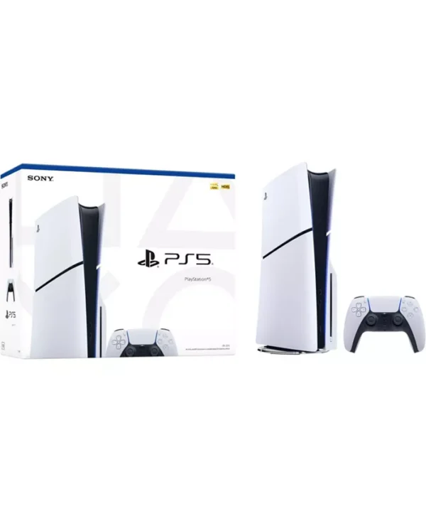 PlayStation 5 Slim Console - White - Image 4