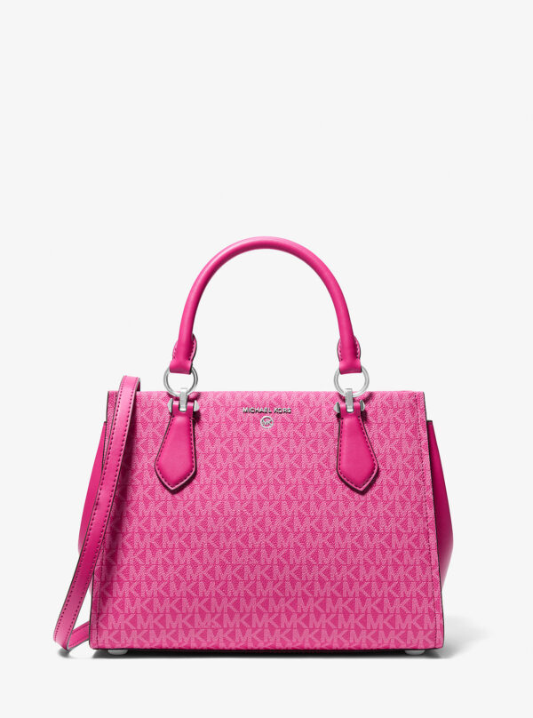 Marilyn Medium Signature Logo Satchel - Image 4